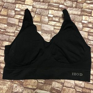 Black 1X Izod Sports Bra